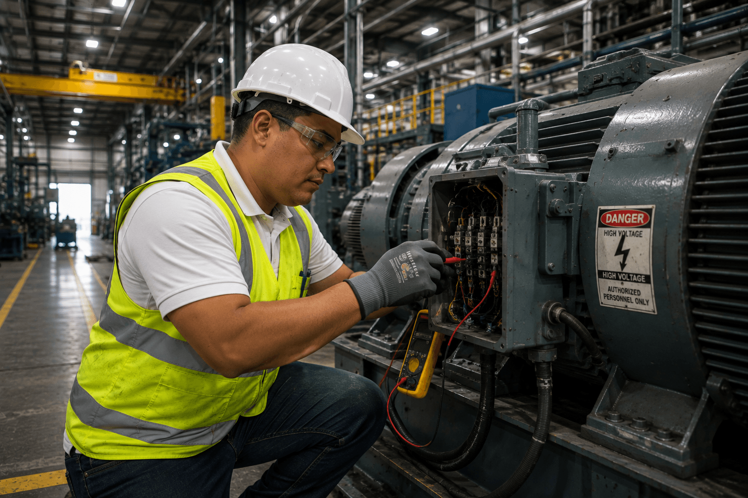 Industrial facility electrical work